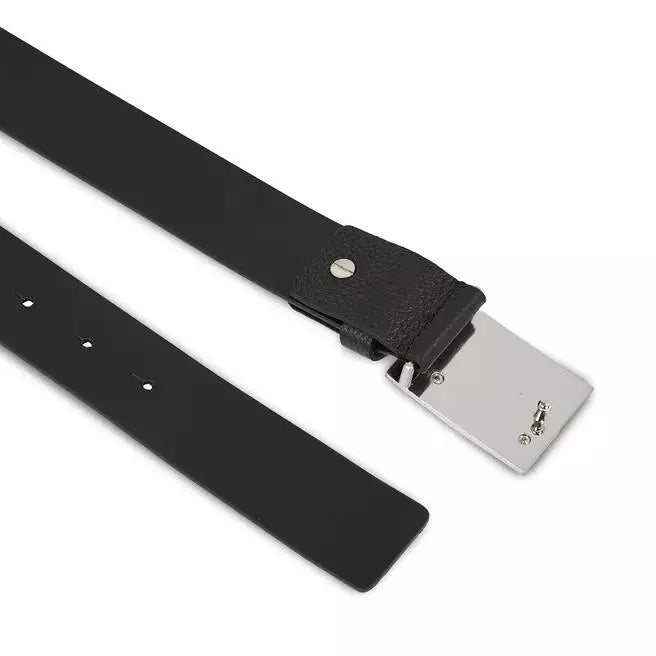 Calvin Klein ADJ Cintura Uomo K50K510935 Logo Silver Satinato