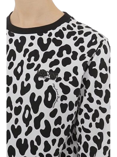 MOSCHINO Felpa Donna A1725 Dalmatian Fantasy