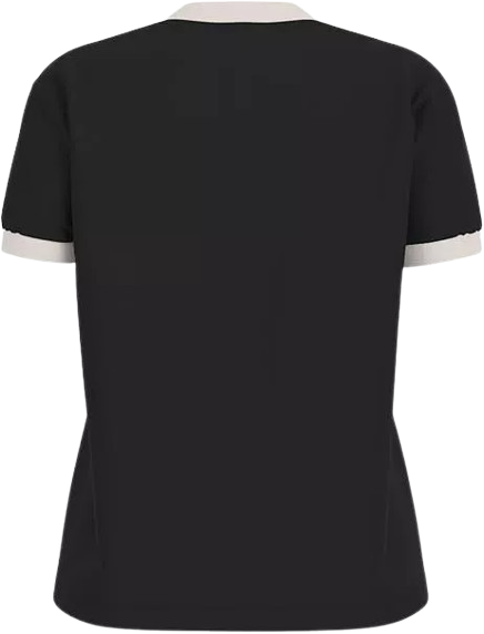 Guess T-Shirt Donna Orsetto e Logo Oro V4BI02 K8FQ4 Nero