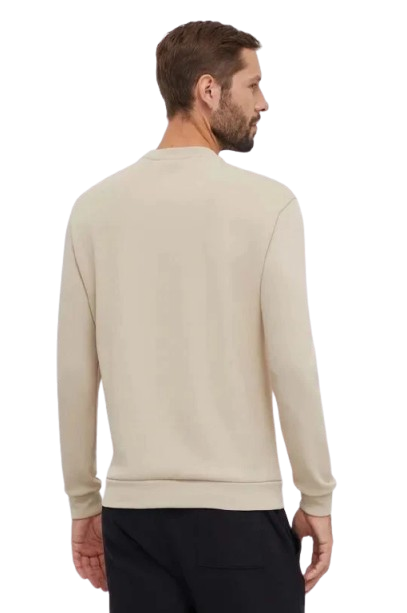 Guess Felpa Uomo Scuba Logo Triangolo a Rilievo Z3BQ06KB212