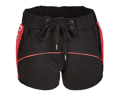 Guess Active Short Pant Donna – Nero con Banda Logo