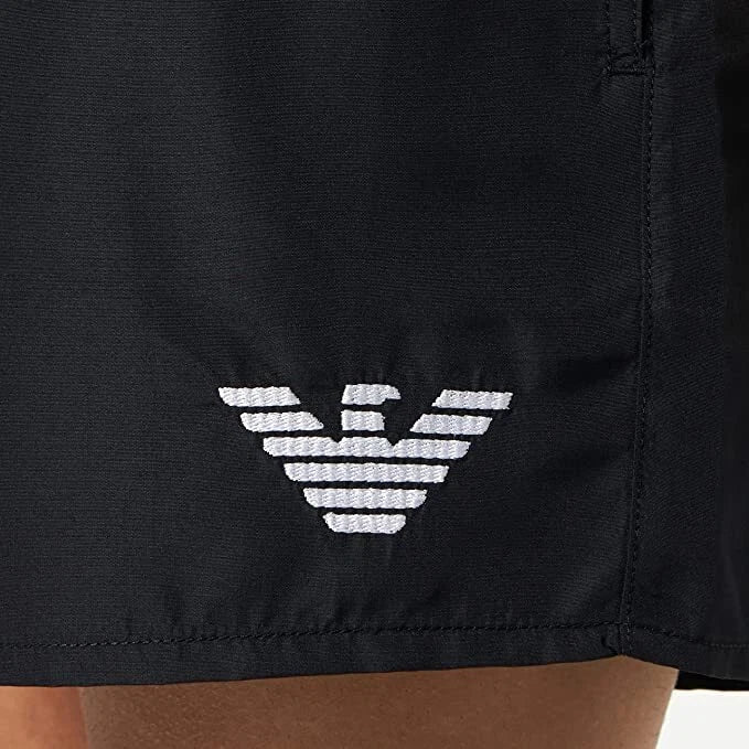 Emporio Armani Swimwear – Boxer Essential Costume da Bagno Uomo | Nero