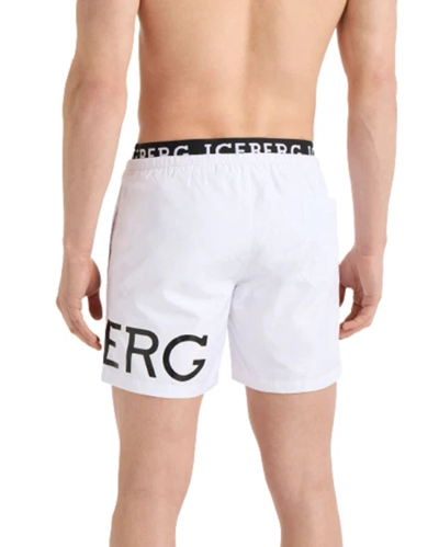 Iceberg Board Short Pantaloncino Mare Uomo ICE2MB11 Bianco