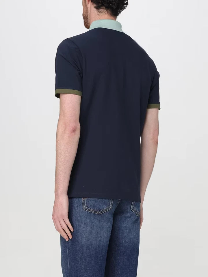 Blauer Polo Blu Uomo con Scudo Ricamato Dabney