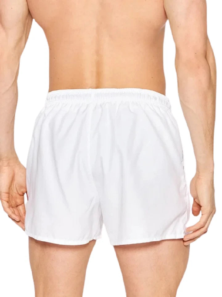 Emporio Armani Swimwear – Boxer Essential Costume da Bagno Uomo | Bianco