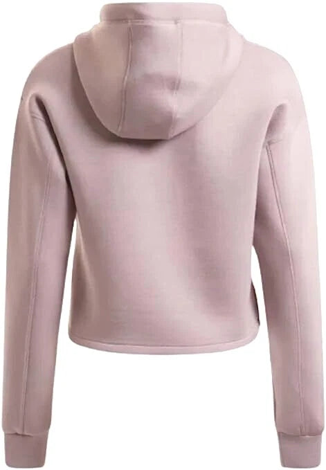 Guess Felpa Donna con Cappuccio Active New Alisa – Hoodie Crop Lilla