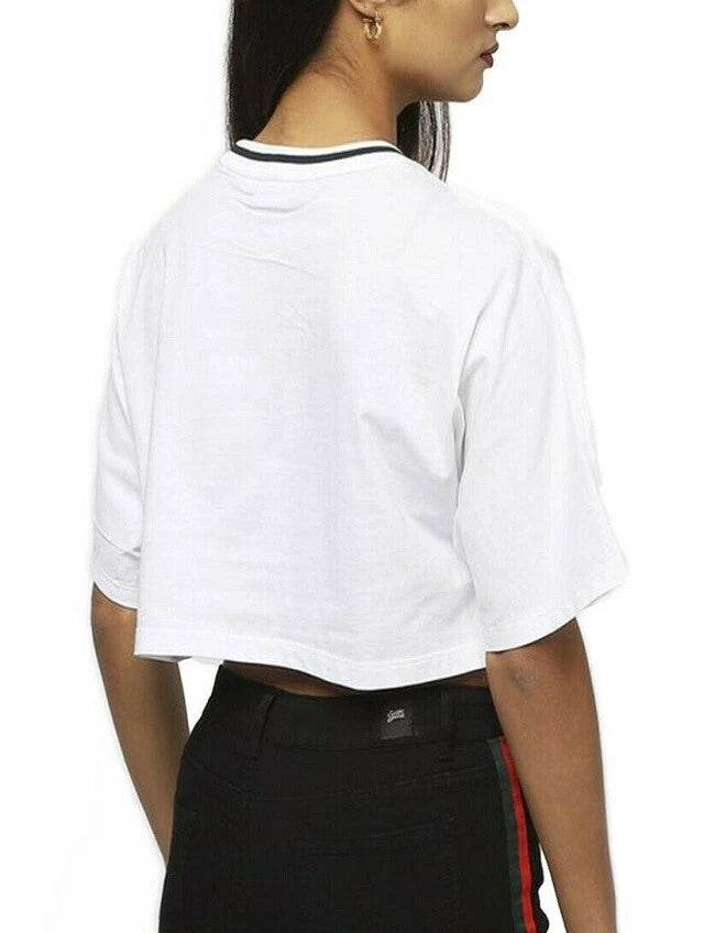 Fila T-Shirt Donna Wide Cropped White