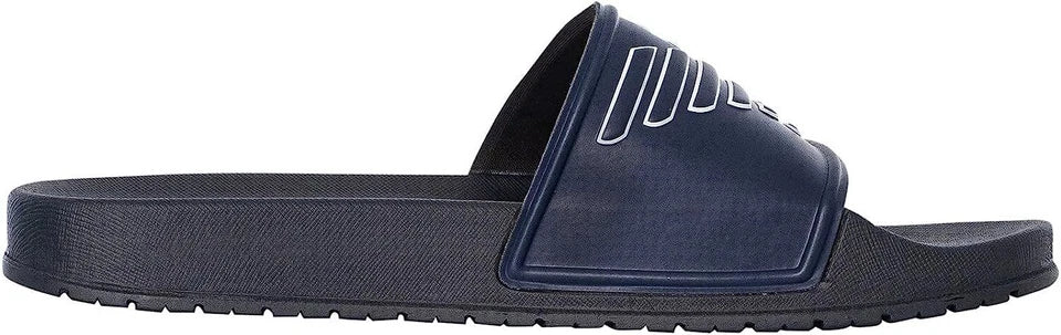 Emporio Armani Slider Unisex Logo Eagle – Blu